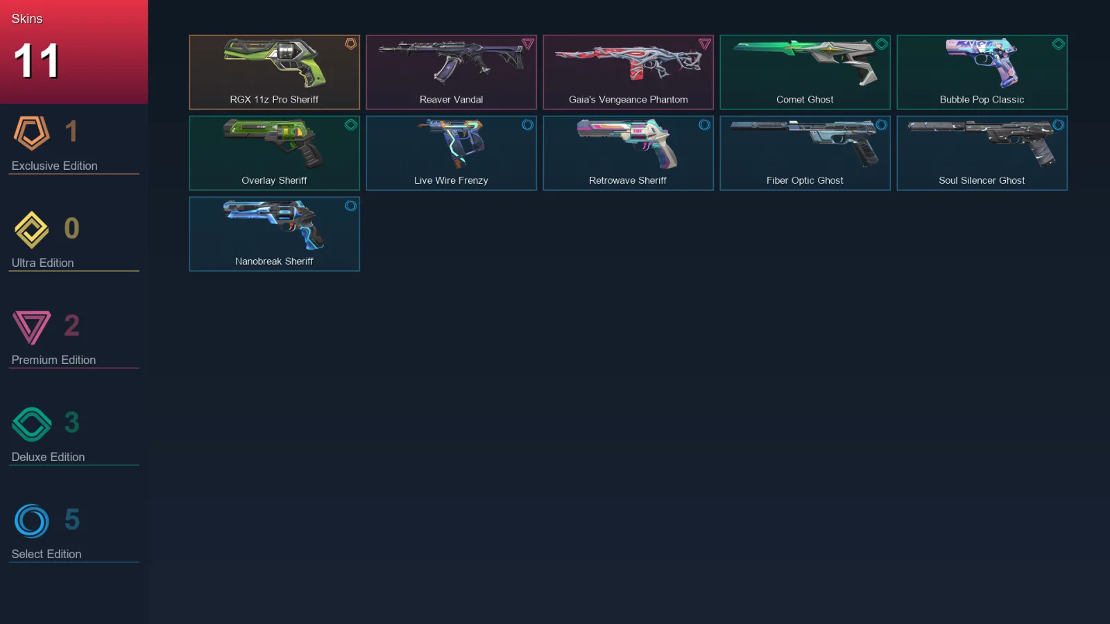 BR | Lv137 | Unranked | 11 Skin | 28 Agent | 54 Buddy