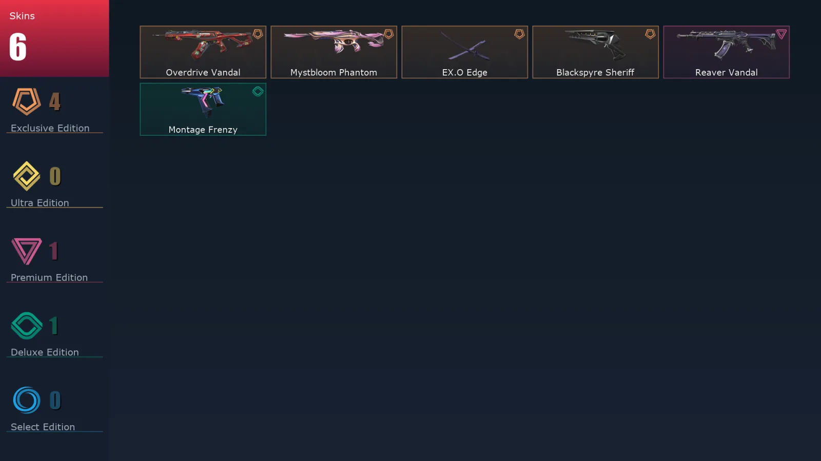 [Valorant] | EU | Level 54 | Diamond 2 | 16 Agents | 6 Skins