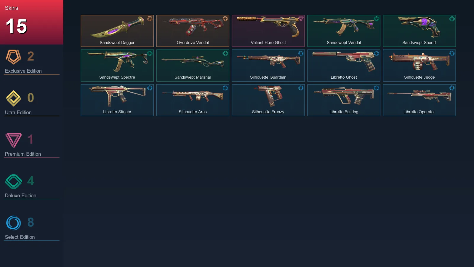 EU | Lv40 | Unranked | 15 Skin | 11 Agent | 18 Buddy — Valorant account