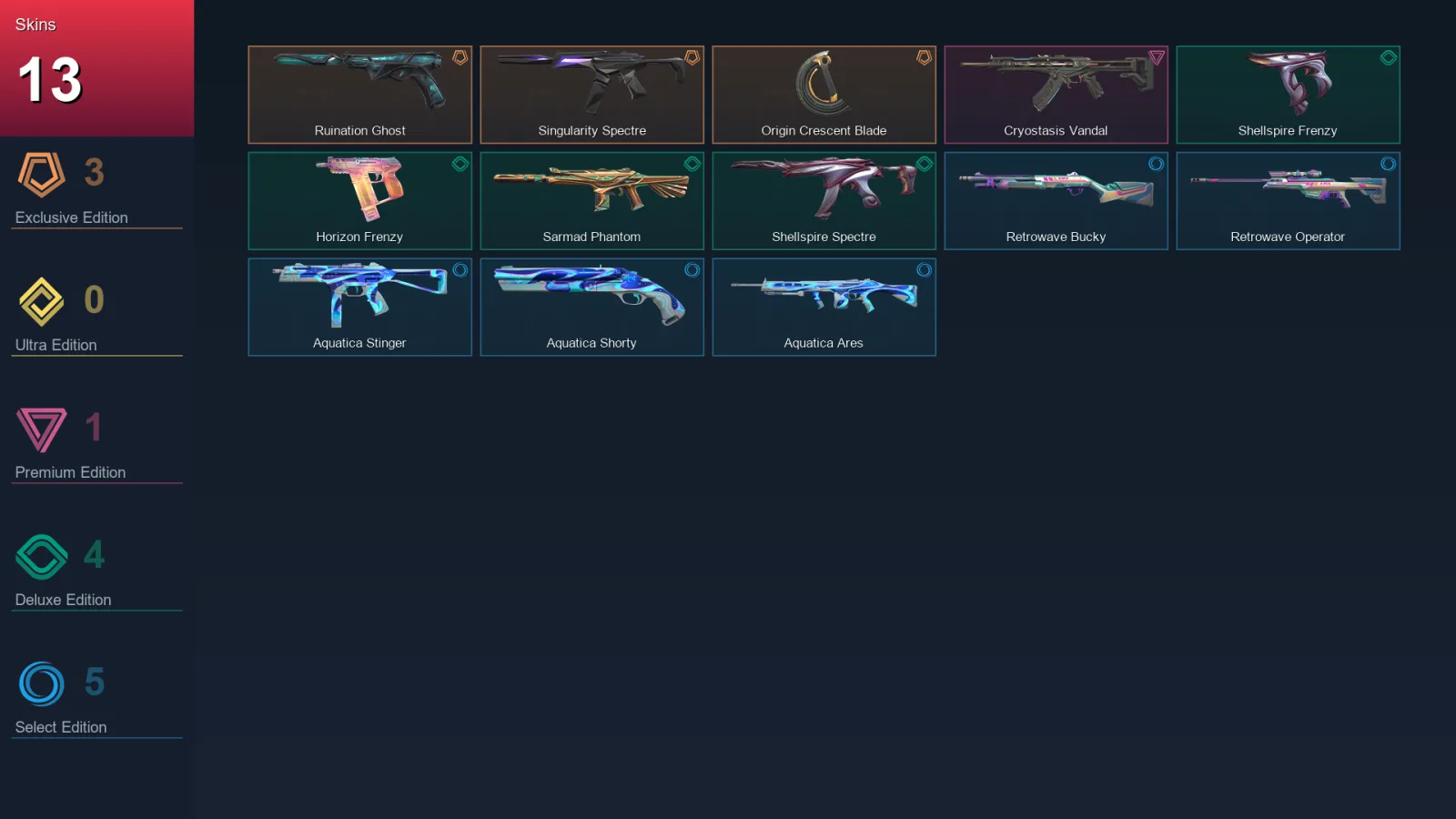 EU | Lv22 | Unranked | 13 Skin | 11 Agent | 7 Buddy — Valorant account