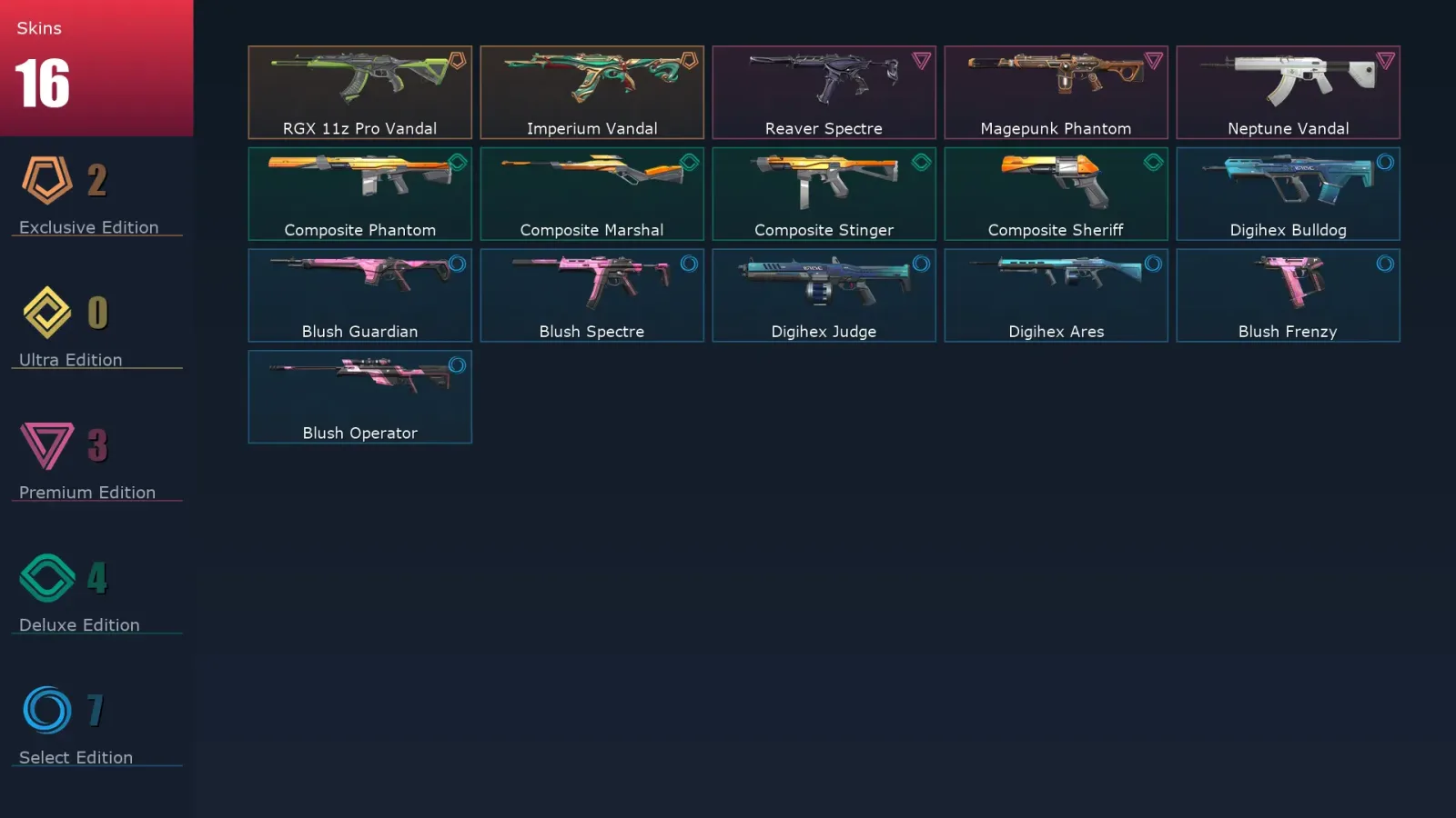 [Valorant] | EU | Level 30 | 9 Agents | 16 Skins — Valorant account