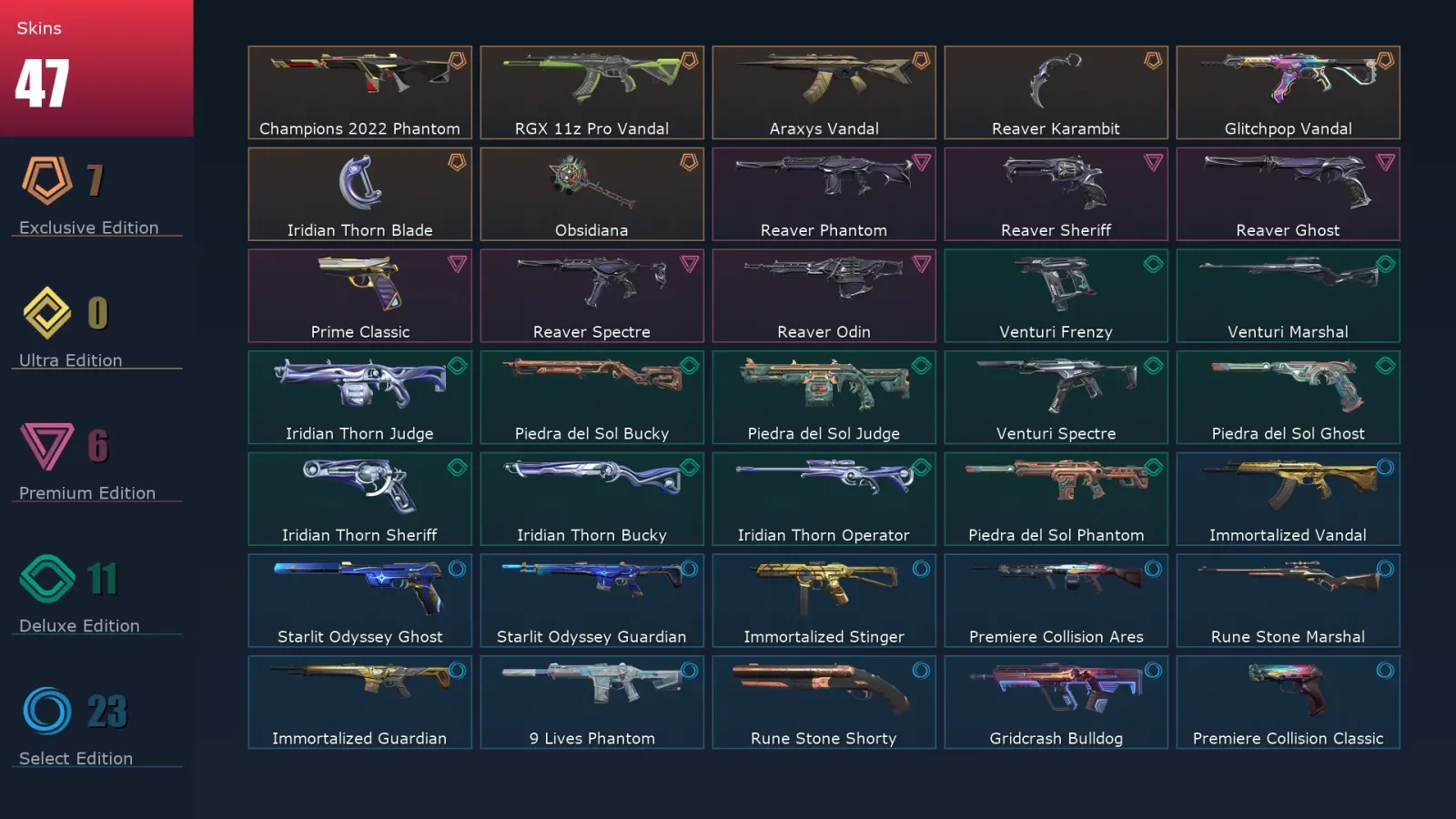 [Valorant] | EU | Level 90 | Silver 3 | 26 Agents | 47 Skins — Valorant account