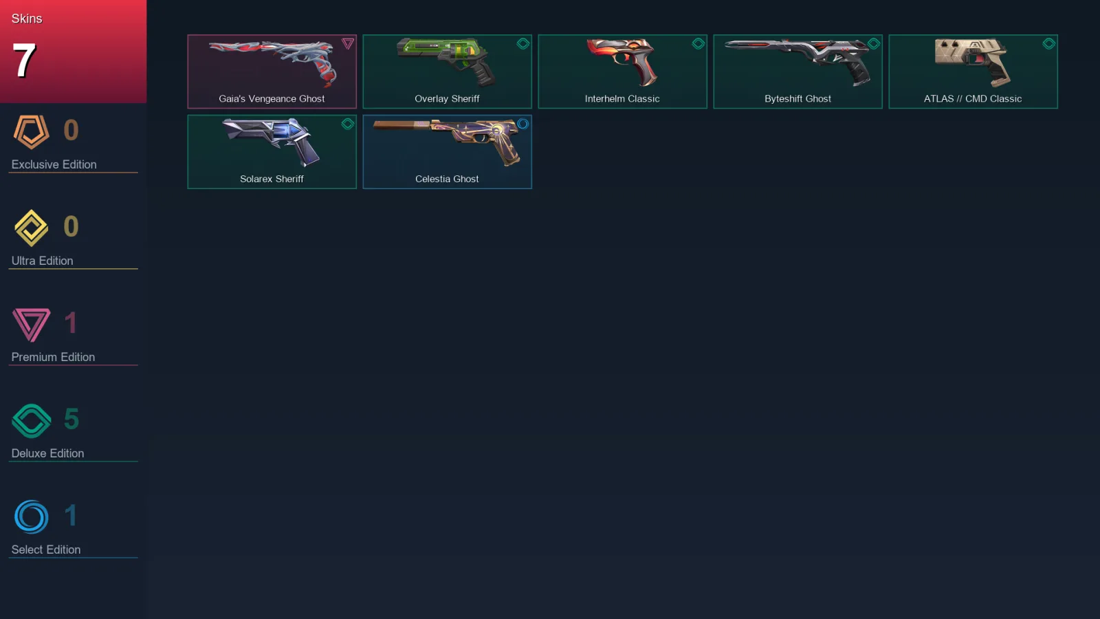 AP | Lv123 | Unranked | 7 Skin | 19 Agent | 47 Buddy &mdash; Valorant account with Veto