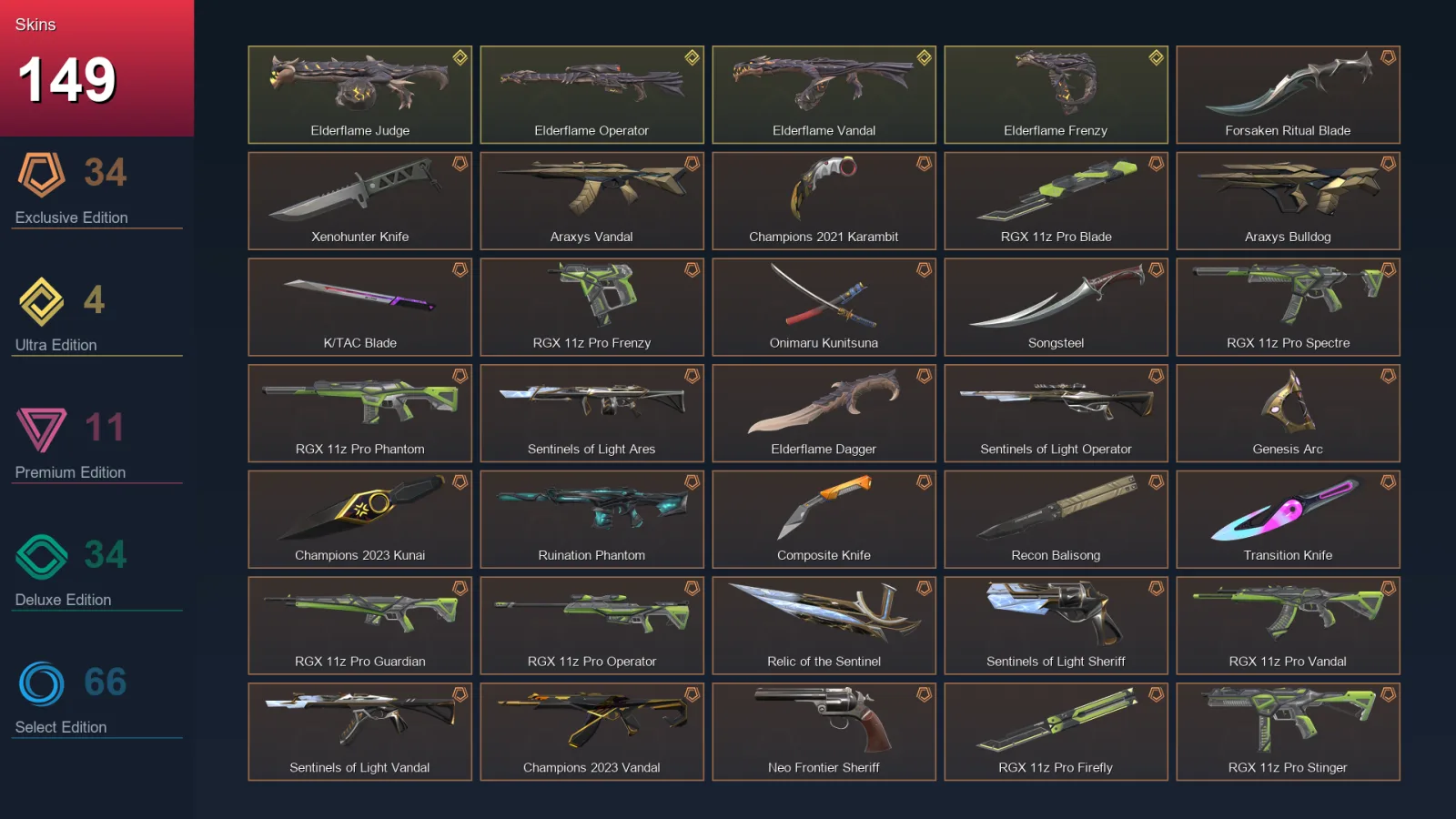 AP | Lv161 | Unranked | 149 Skin | 23 Agent | 105 Buddy — Nitro Operator