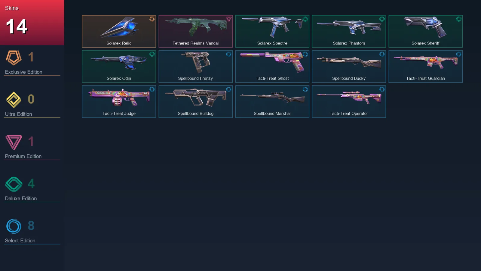 EU | Lv40 | Unranked | 14 Skin | 14 Agent | 21 Buddy &mdash; Valorant account with Brimstone
