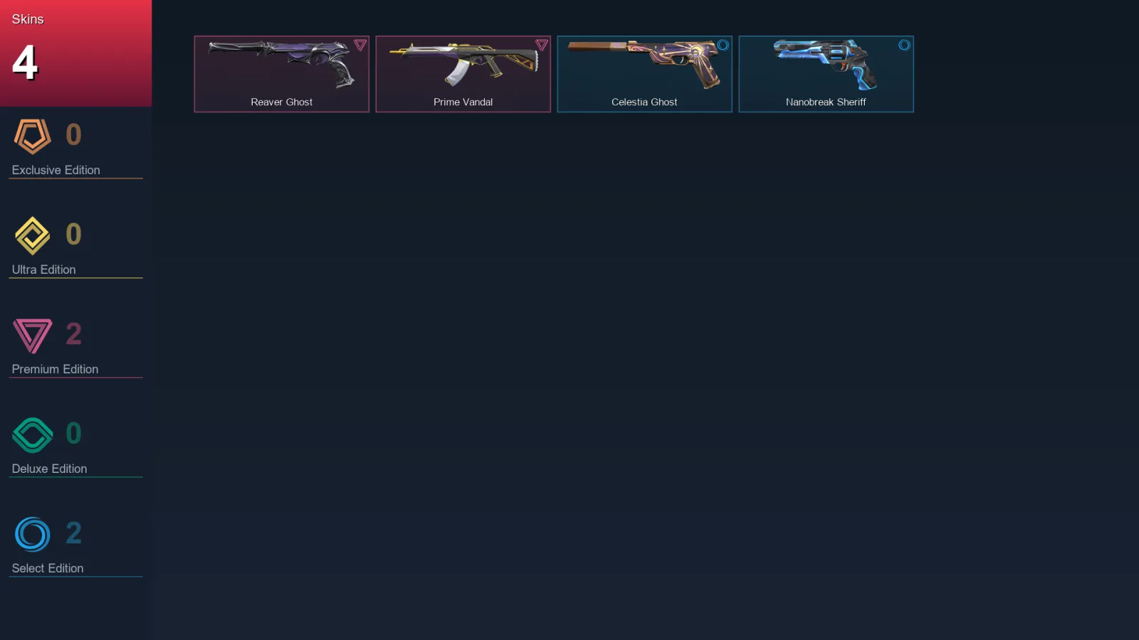 EU | Lv56 | Unranked | 4 Skin | 18 Agent | 17 Buddy — Valorant account