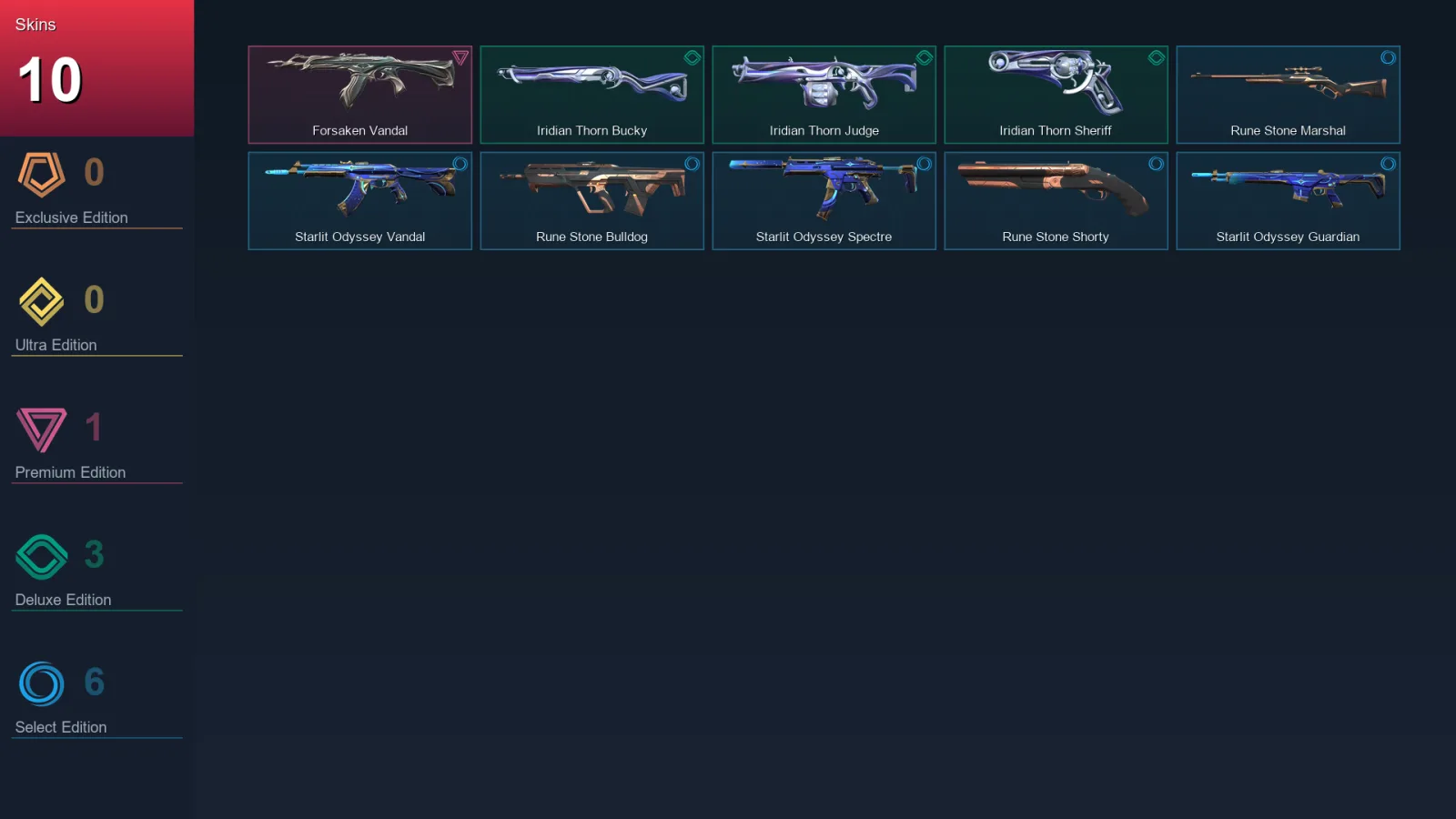 EU | Lv26 | Unranked | 10 Skin | 9 Agent | 9 Buddy