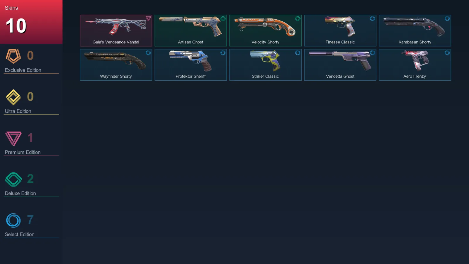 NA | Lv126 | Unranked | 10 Skin | 23 Agent | 52 Buddy