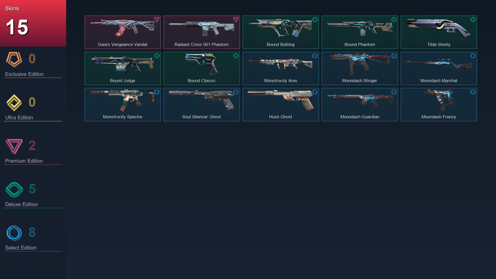 AP | Lv91 | Unranked | 15 Skin | 24 Agent | 53 Buddy