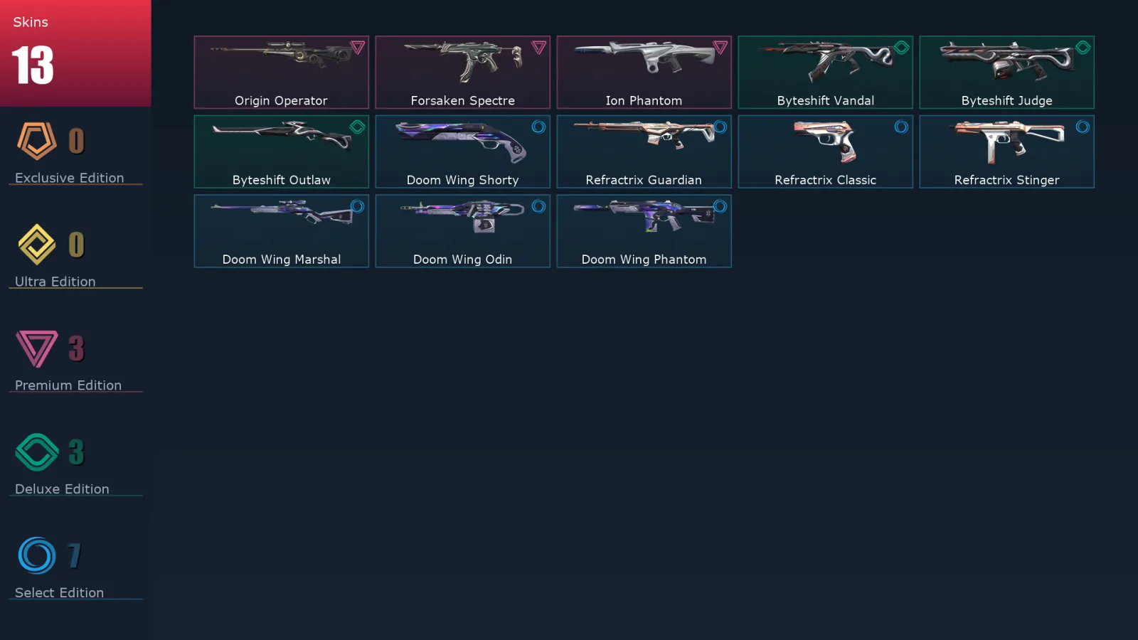 [Valorant] | EU | Level 45 | 16 Agents | 13 Skins — Valorant account
