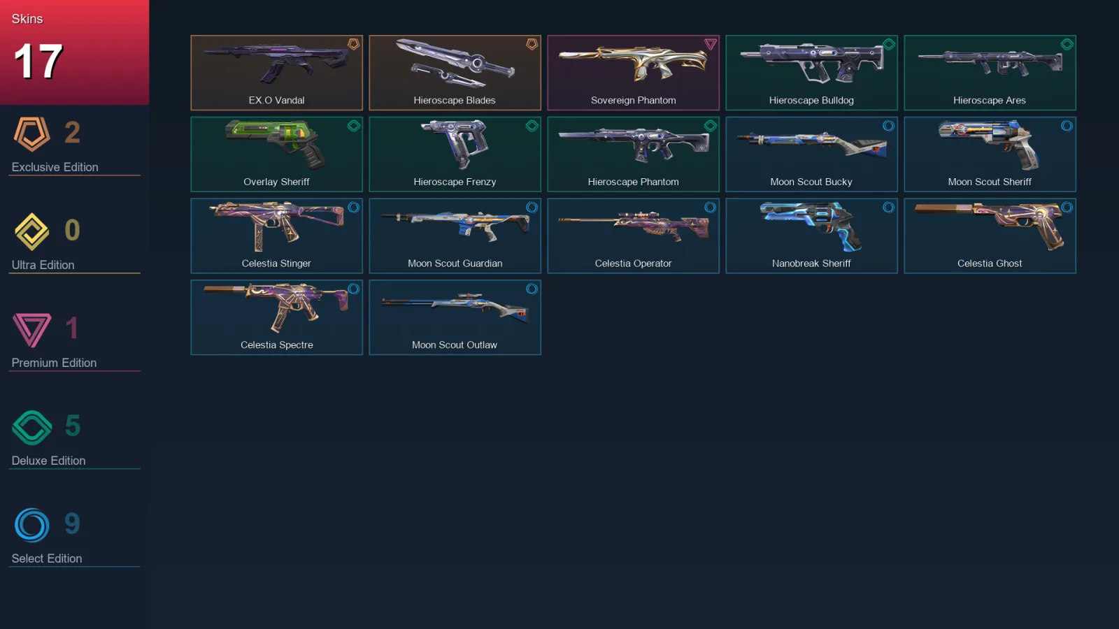 EU | Lv86 | Unranked | 17 Skin | 28 Agent | 34 Buddy — Valorant account