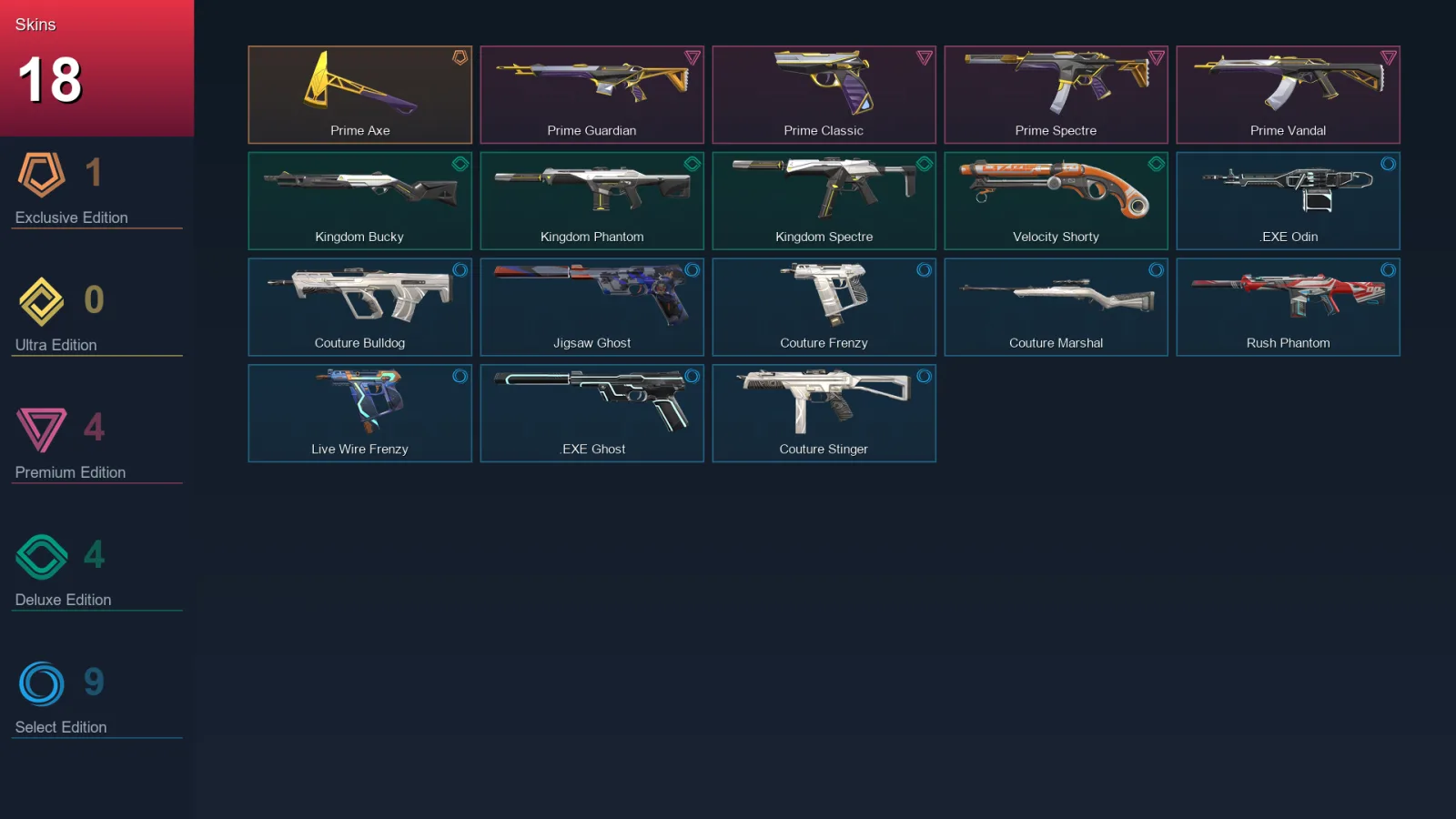 AP | Lv73 | Unranked | 18 Skin | 18 Agent | 36 Buddy — Valorant account