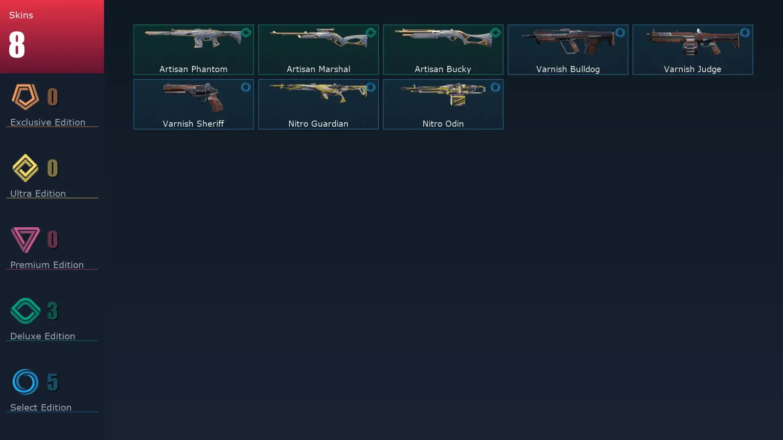 [Valorant] | EU | Level 32 | 10 Agents | 8 Skins — Valorant account