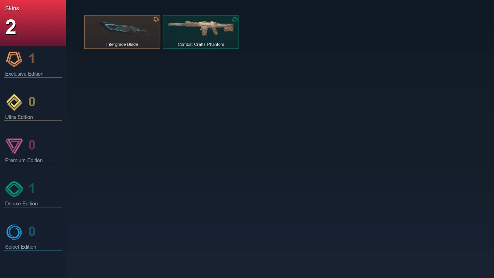 EU | Lv13 | Unranked | 2 Skin | 7 Agent | 3 Buddy — Combat Crafts Phantom