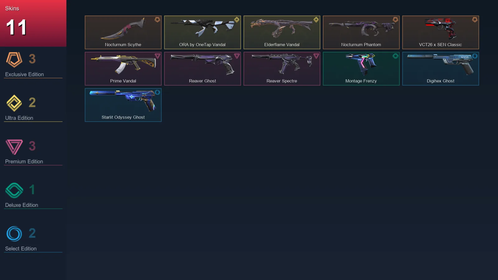 NA | Lv119 | Unranked | 11 Skin | 29 Agent | 40 Buddy — Valorant account