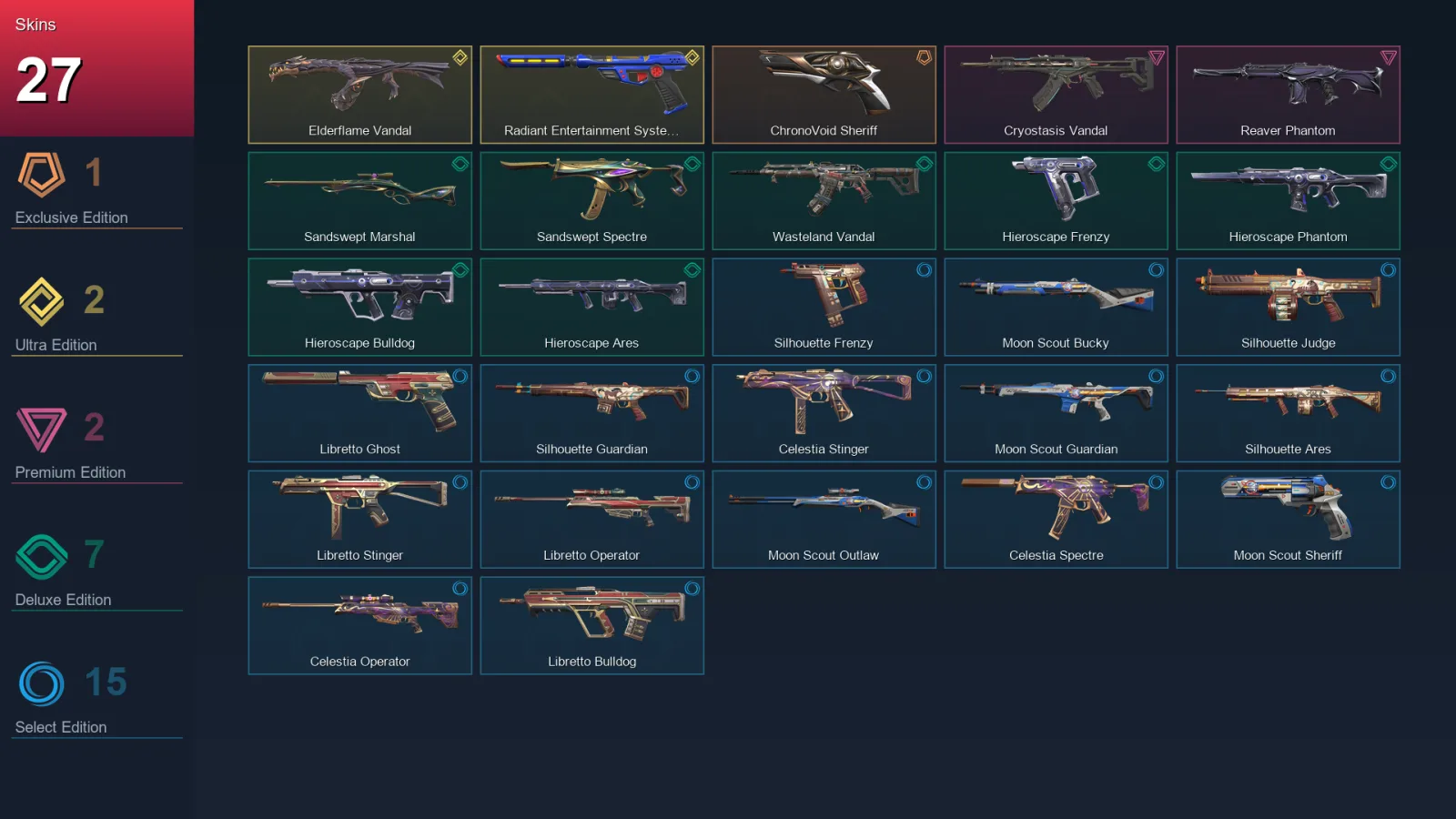 NA | Lv51 | Unranked | 27 Skin | 18 Agent | 24 Buddy — Valorant account