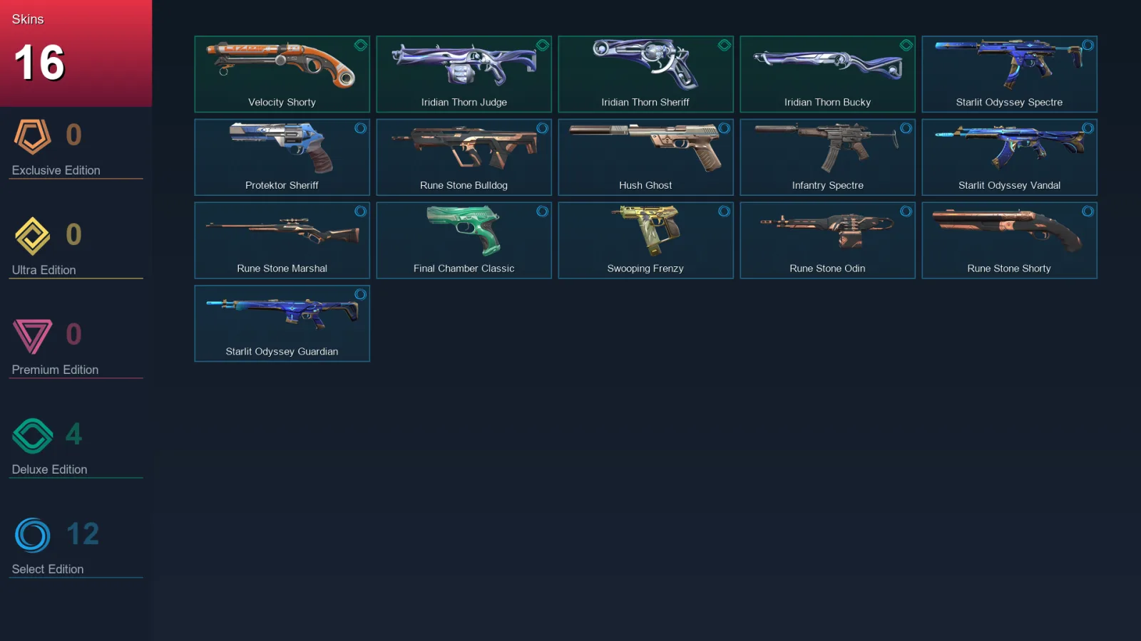 LA | Lv132 | Unranked | 16 Skin | 23 Agent | 66 Buddy