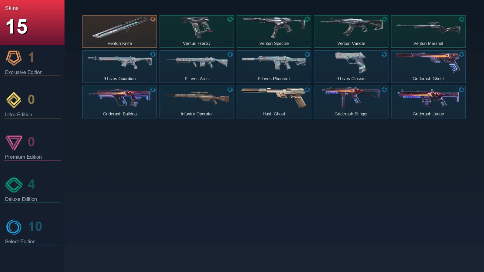 BR | Lv41 | Unranked | 15 Skin | 17 Agent | 28 Buddy — Valorant account