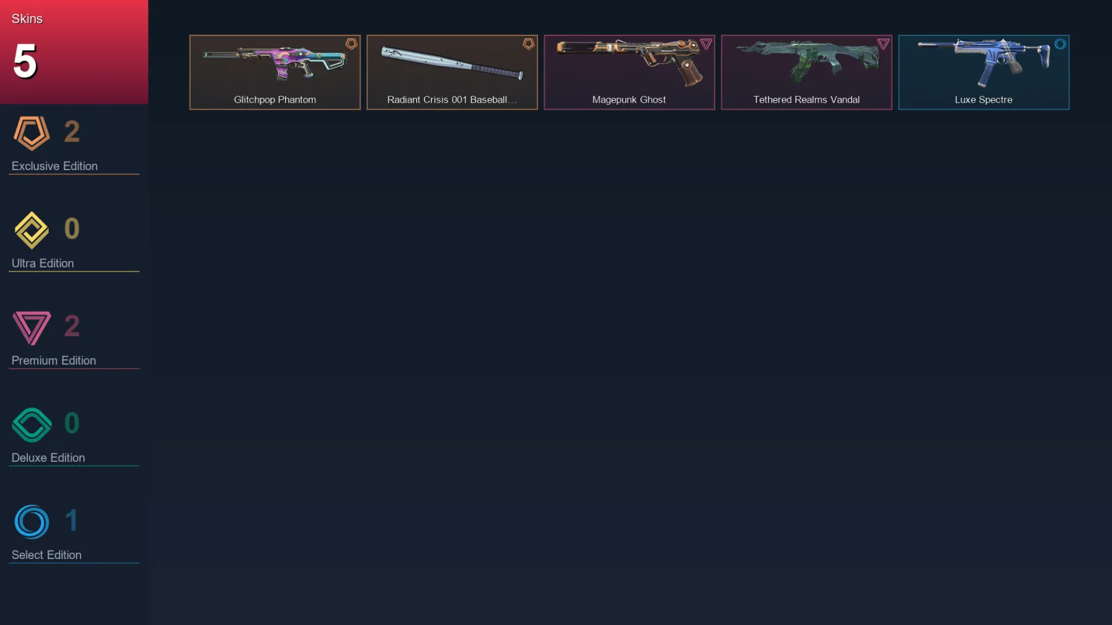 NA | Lv33 | Unranked | 5 Skin | 12 Agent | 18 Buddy — Valorant account