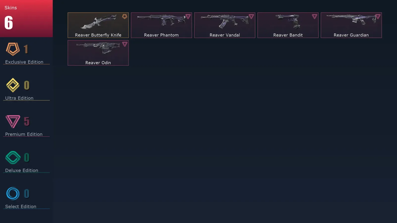 [Valorant] | EU | Level 30 | Platinum 2 | 11 Agents | 6 Skins