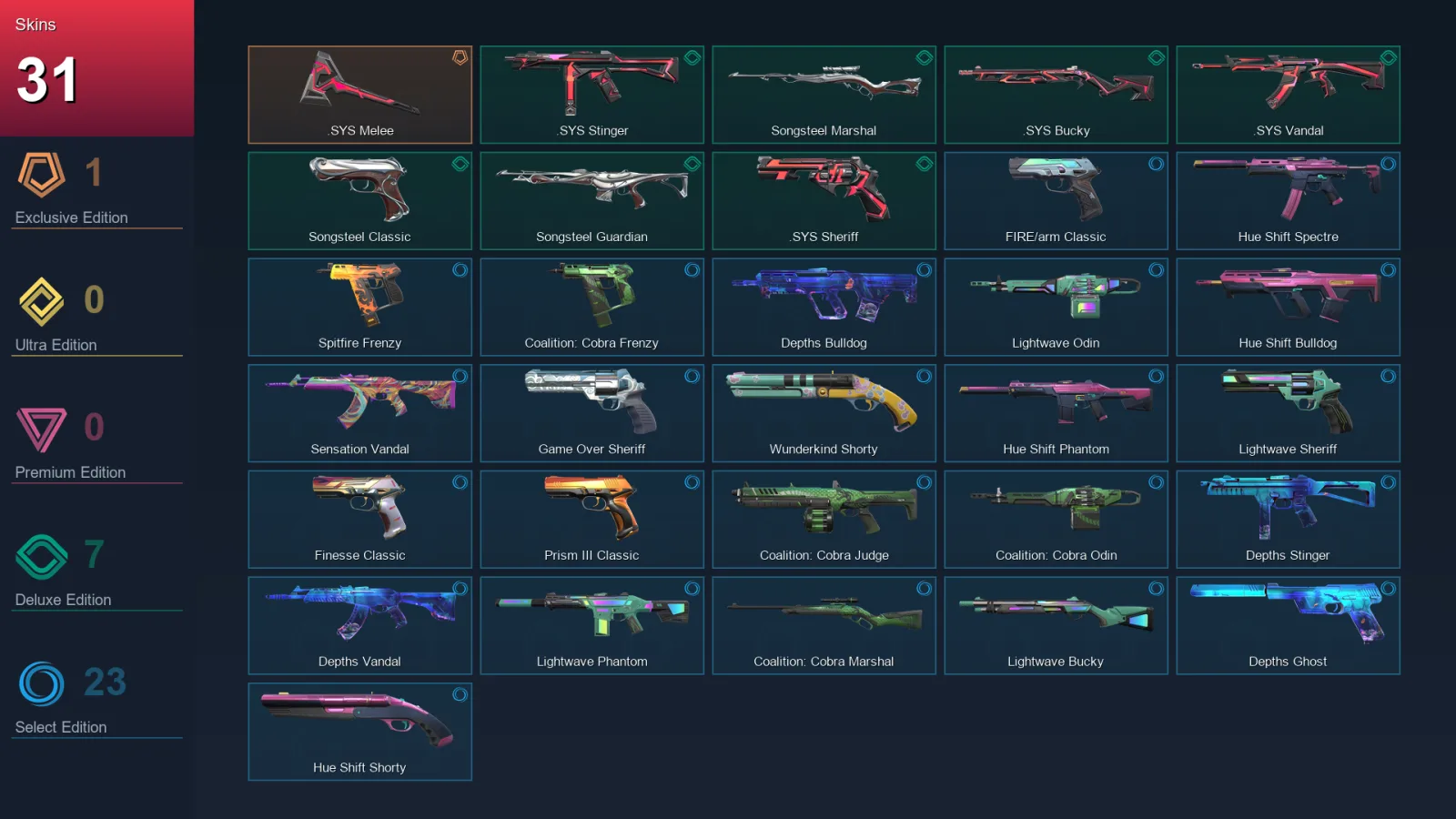 AP | Lv116 | Unranked | 31 Skin | 23 Agent | 58 Buddy — Valorant account