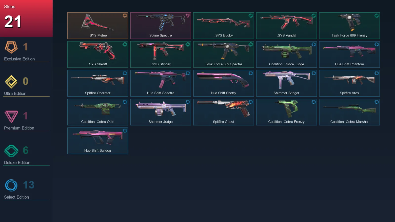 AP | Lv31 | Unranked | 21 Skin | 12 Agent | 19 Buddy — Valorant account