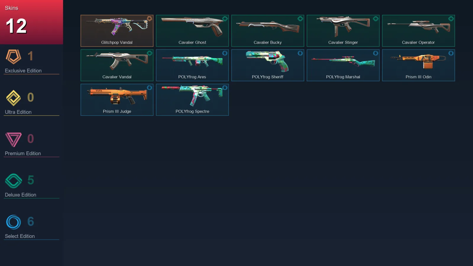 AP | Lv26 | Unranked | 12 Skin | 13 Agent | 19 Buddy