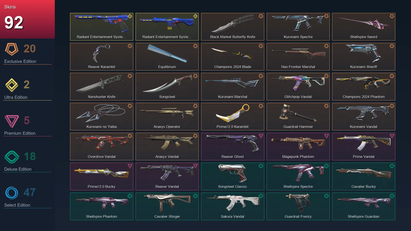 EU | Lv346 | Silver I | 92 Skin | 26 Agent | 117 Buddy