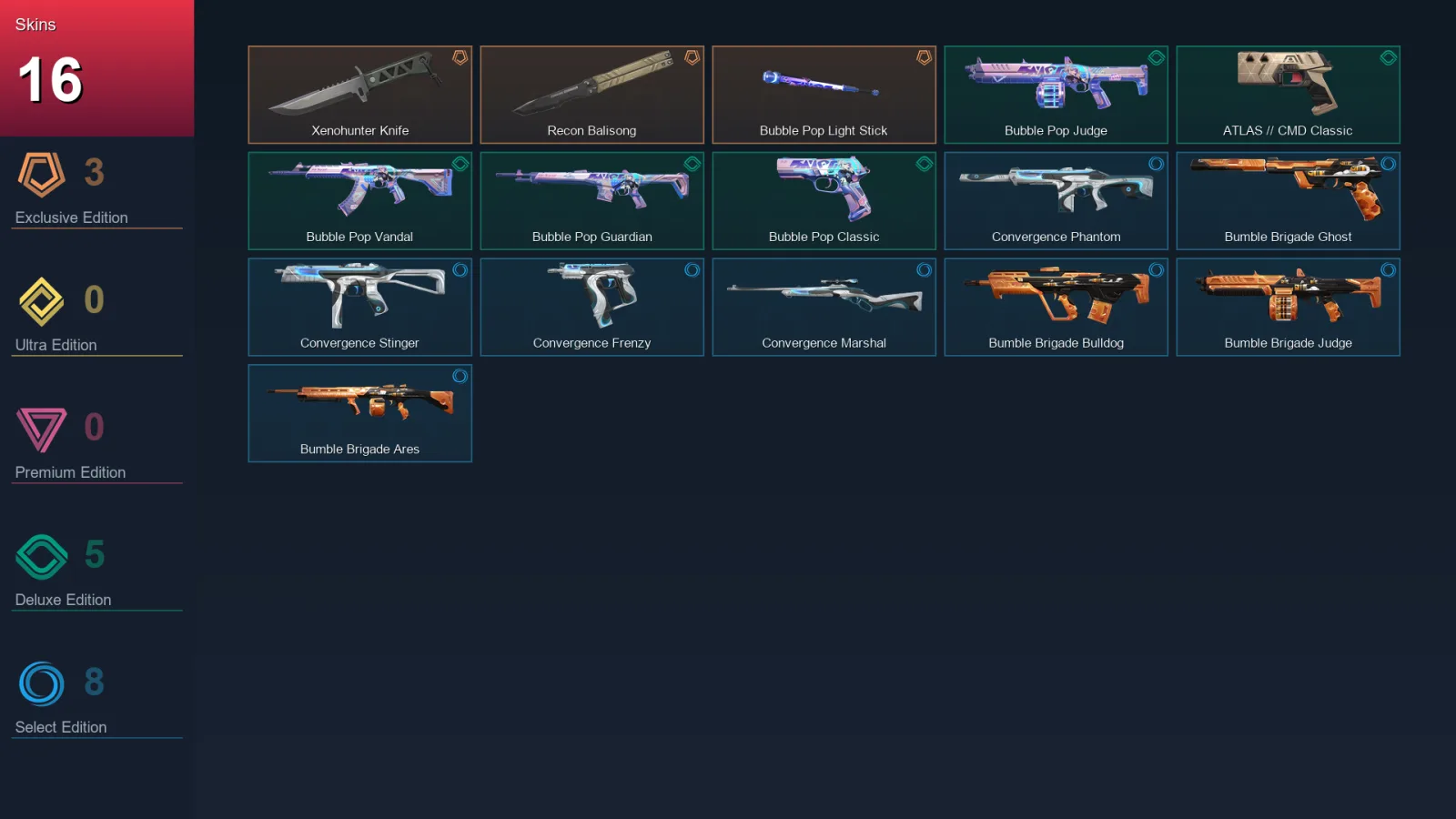 EU | Lv103 | Unranked | 16 Skin | 26 Agent | 50 Buddy — Valorant account