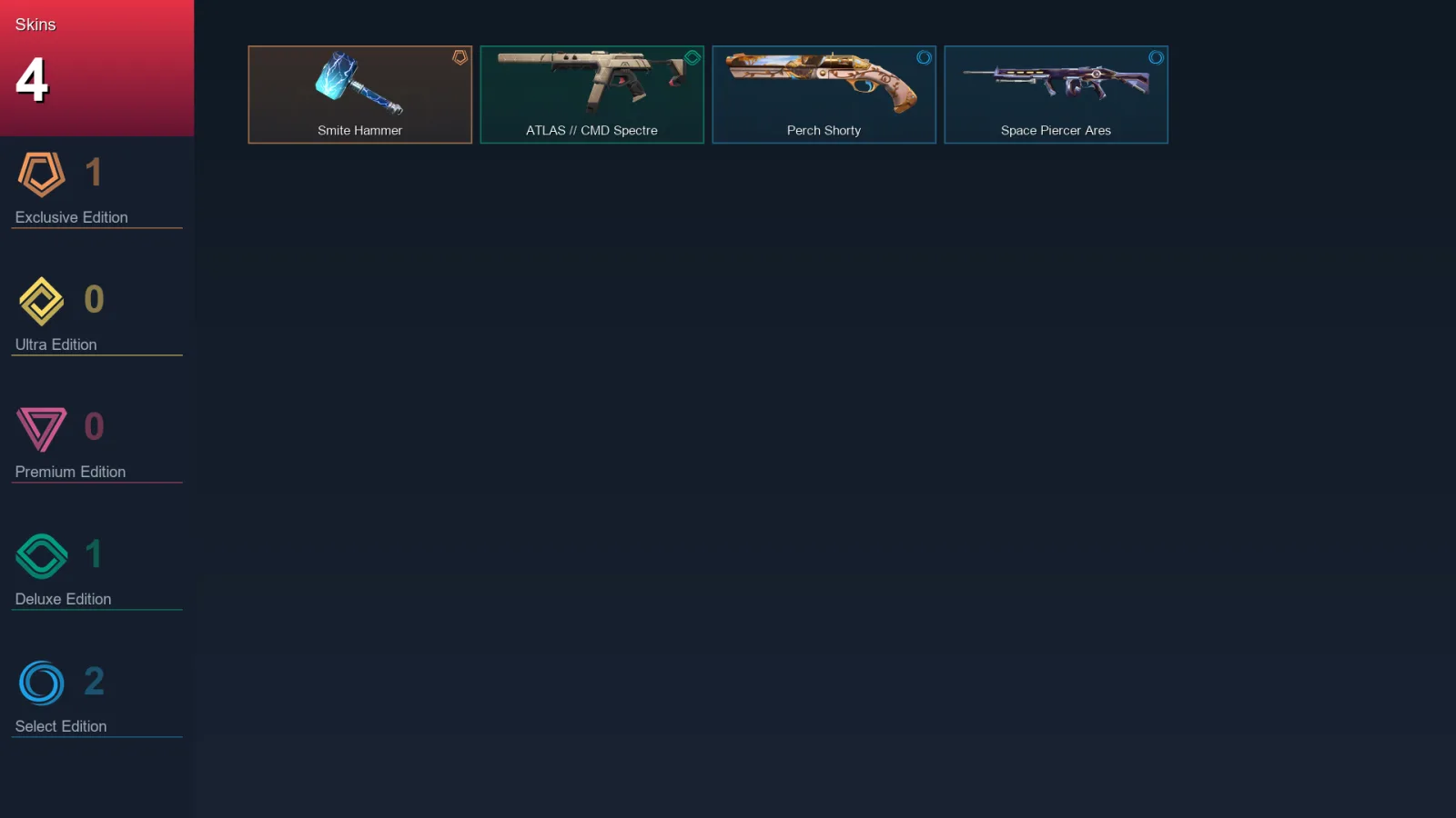 EU | Lv17 | Unranked | 4 Skin | 7 Agent | 8 Buddy