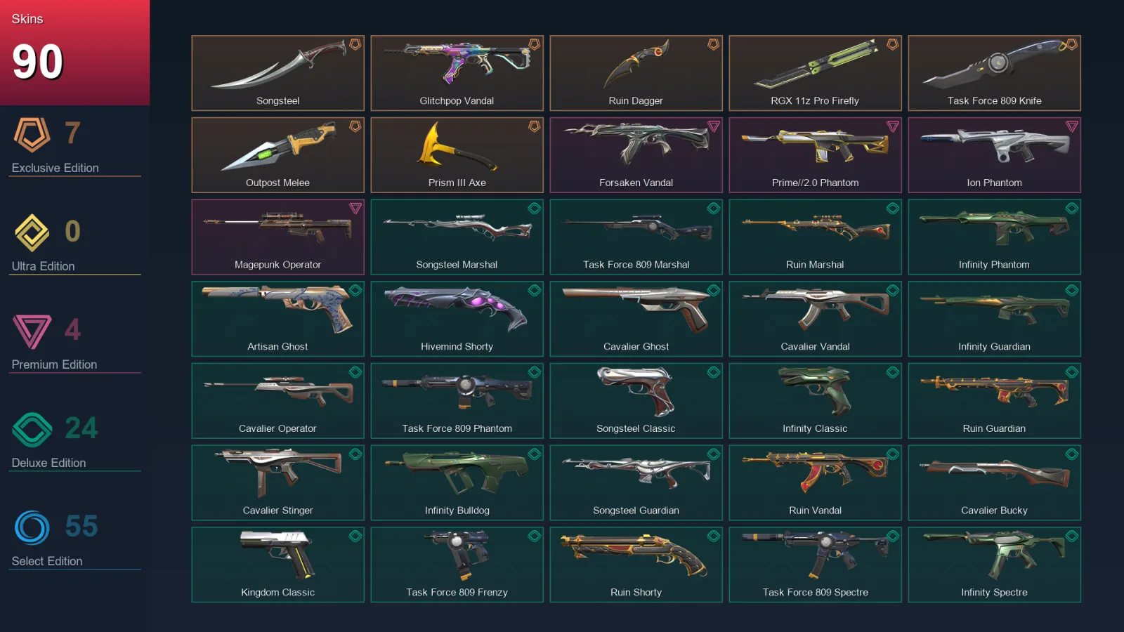 AP | Lv299 | Unranked | 90 Skin | 23 Agent | 125 Buddy — Valorant account
