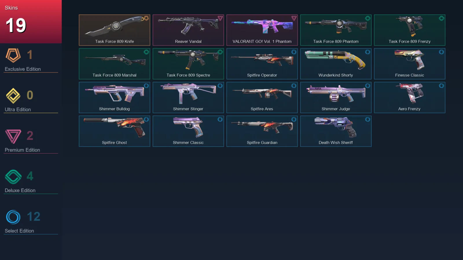 EU | Lv104 | Unranked | 19 Skin | 22 Agent | 50 Buddy — Valorant account