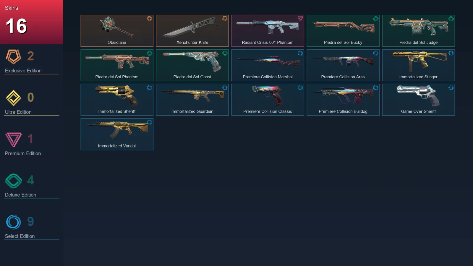 AP | Lv66 | Unranked | 16 Skin | 15 Agent | 31 Buddy