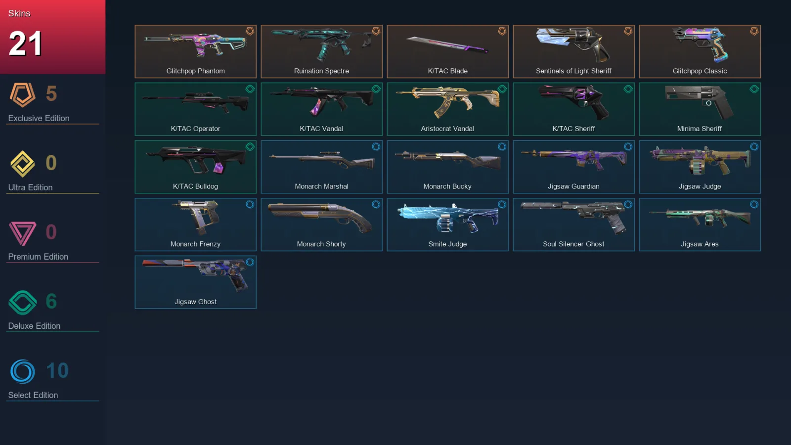 EU | Lv75 | Unranked | 21 Skin | 20 Agent | 45 Buddy — Valorant account