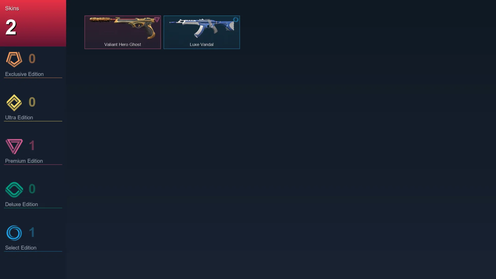 EU | Lv36 | Unranked | 2 Skin | 15 Agent | 10 Buddy