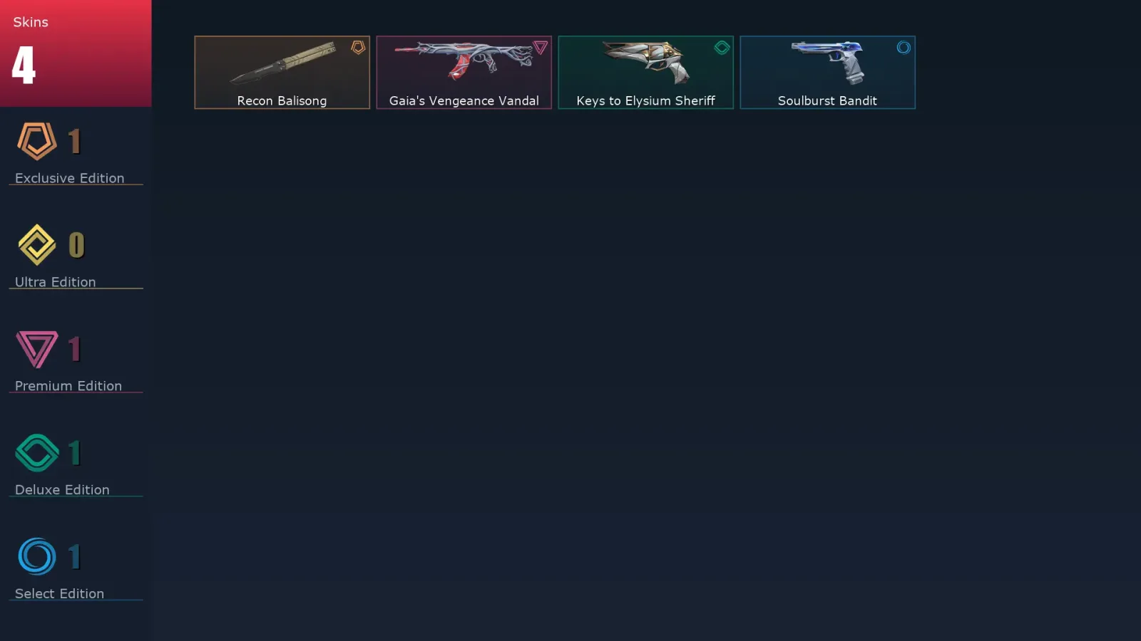 [Valorant] | EU | Level 52 | Silver 1 | 16 Agents | 4 Skins
