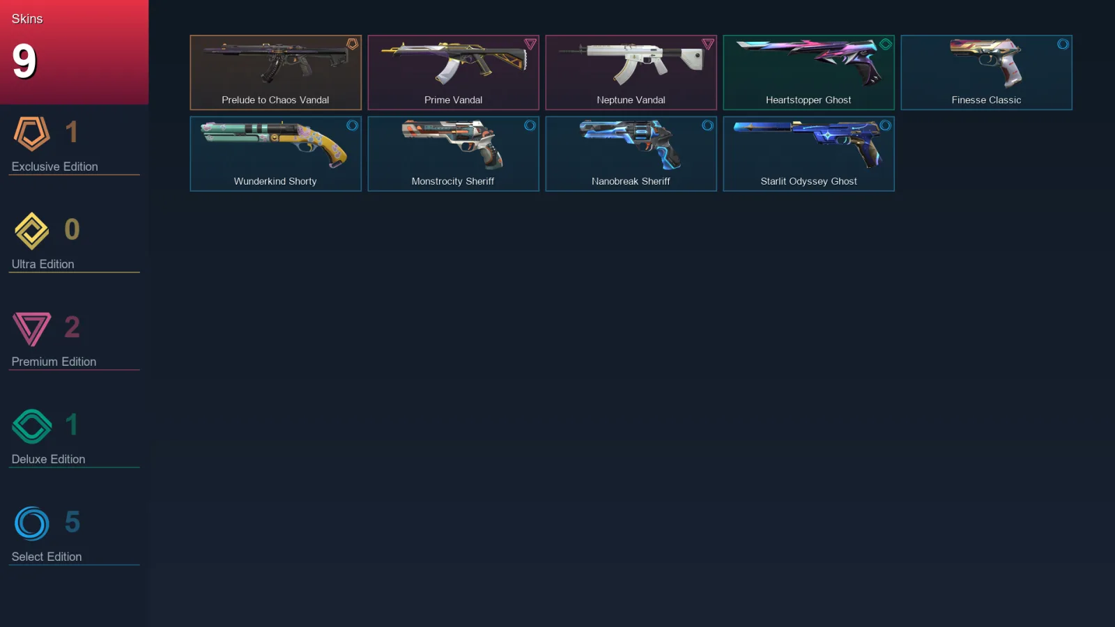 LA | Lv143 | Unranked | 9 Skin | 28 Agent | 60 Buddy