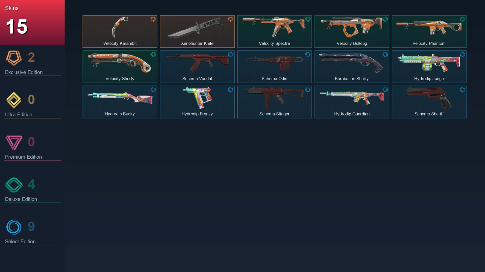 EU | Lv82 | Unranked | 15 Skin | 23 Agent | 44 Buddy — Valorant account