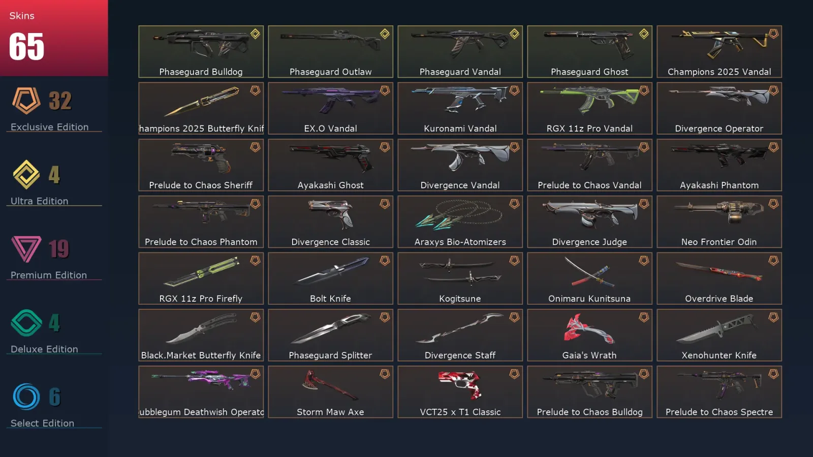 [Valorant] | EU | Level 116 | Platinum 1 | 26 Agents | 65 Skins — Valorant account