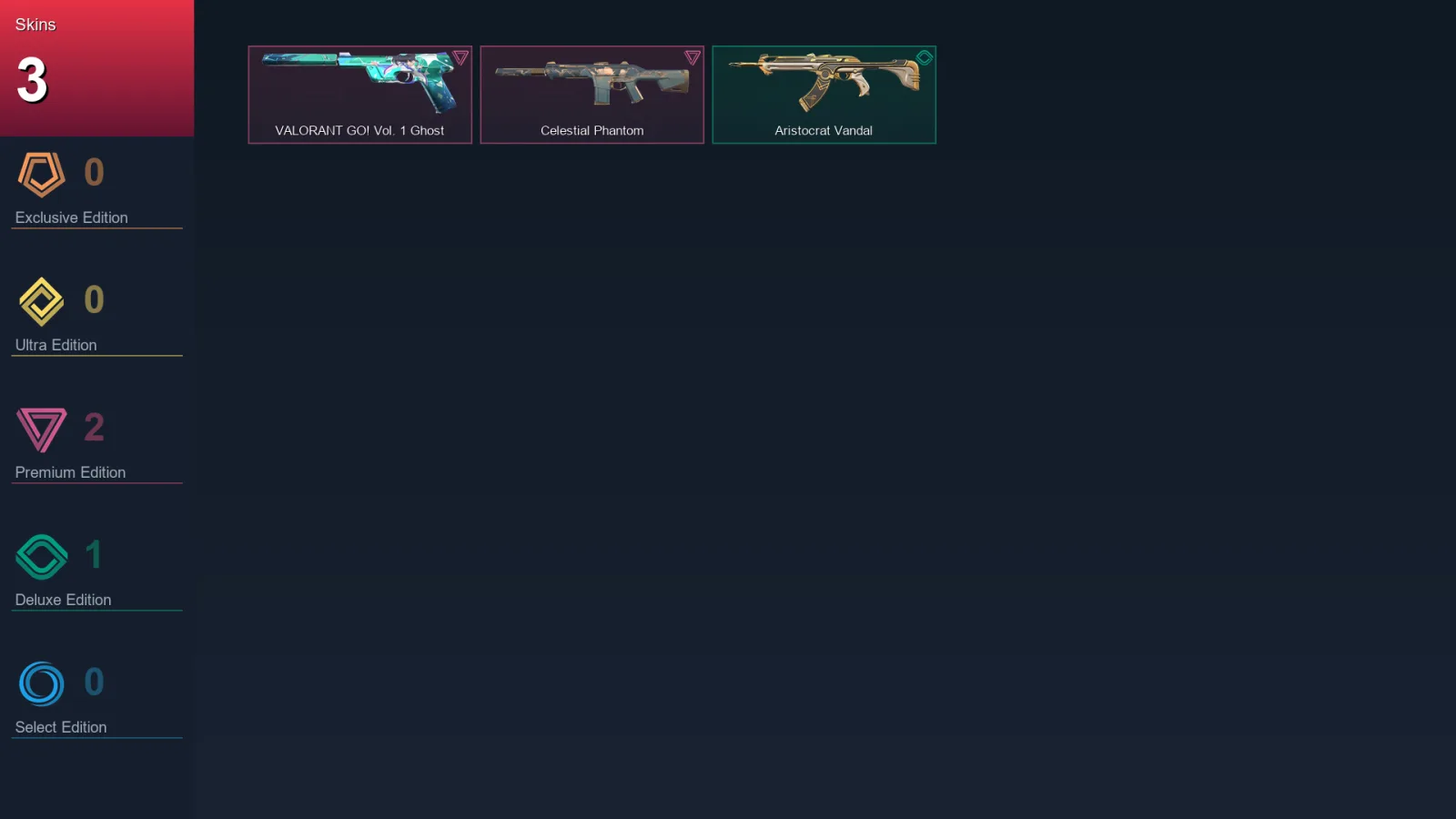 NA | Lv16 | Unranked | 3 Skin | 9 Agent | 5 Buddy