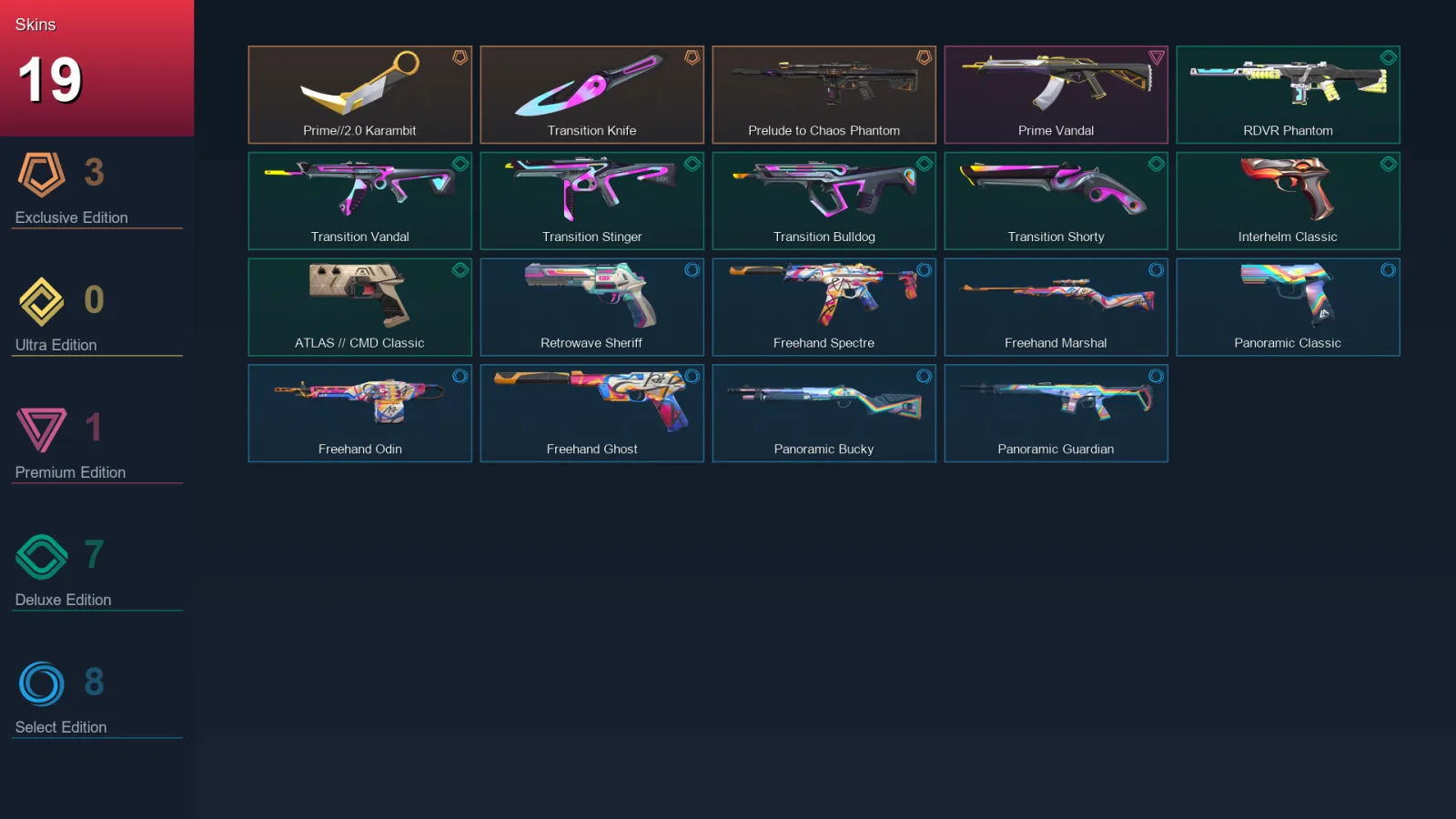 BR | Lv128 | Unranked | 19 Skin | 28 Agent | 55 Buddy — Valorant account