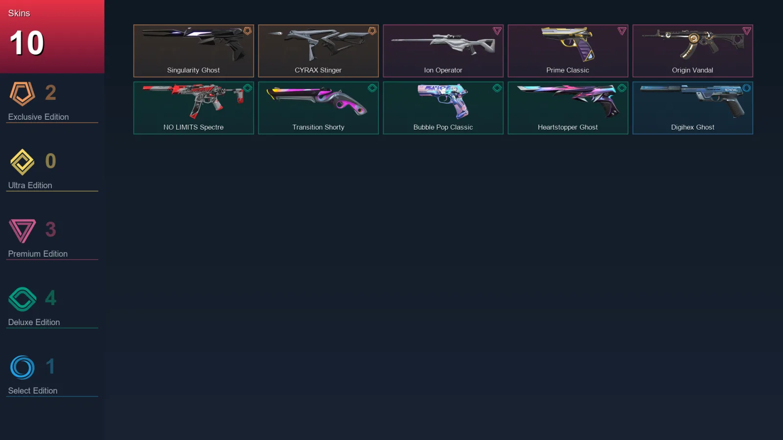 LA | Lv103 | Unranked | 10 Skin | 27 Agent | 37 Buddy