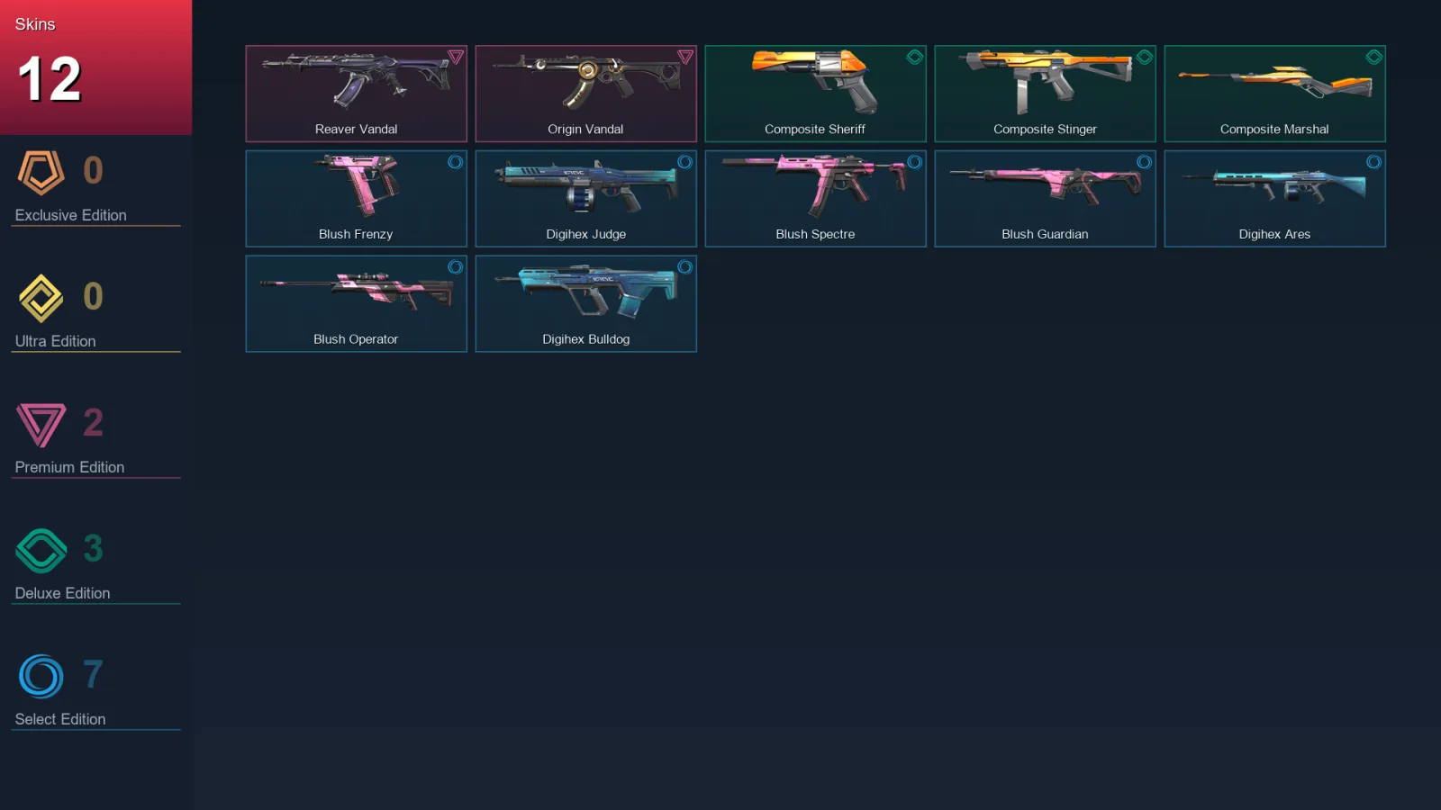NA | Lv63 | Unranked | 12 Skin | 19 Agent | 39 Buddy