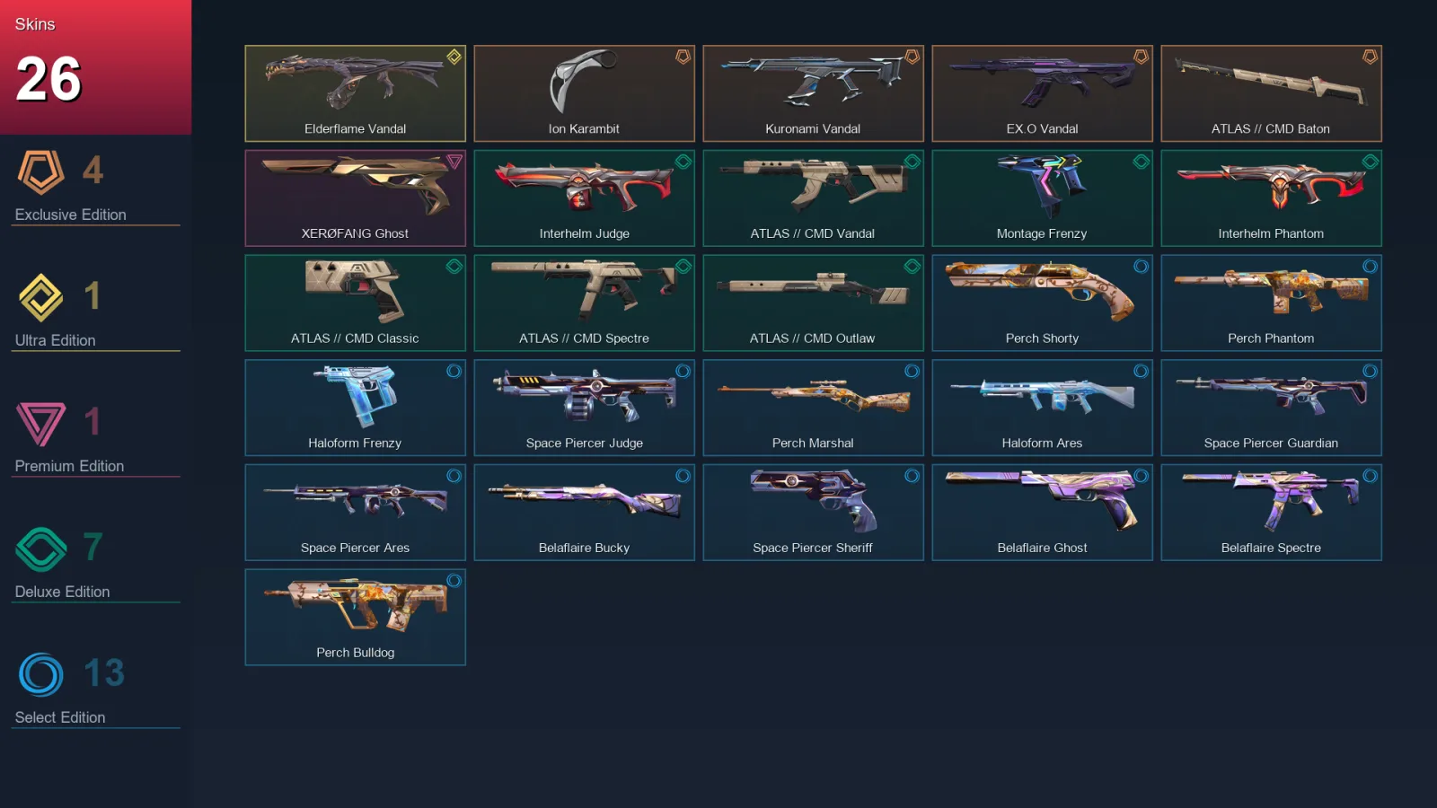 BR | Lv52 | Unranked | 26 Skin | 16 Agent | 28 Buddy — Valorant account