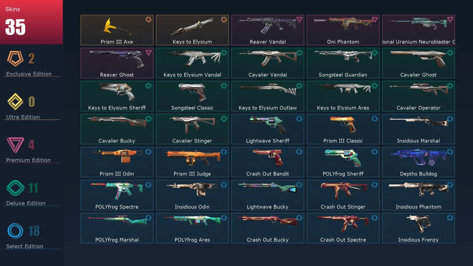 [Valorant] | EU | Level 26 | Silver 2 | 14 Agents | 35 Skins — Valorant account