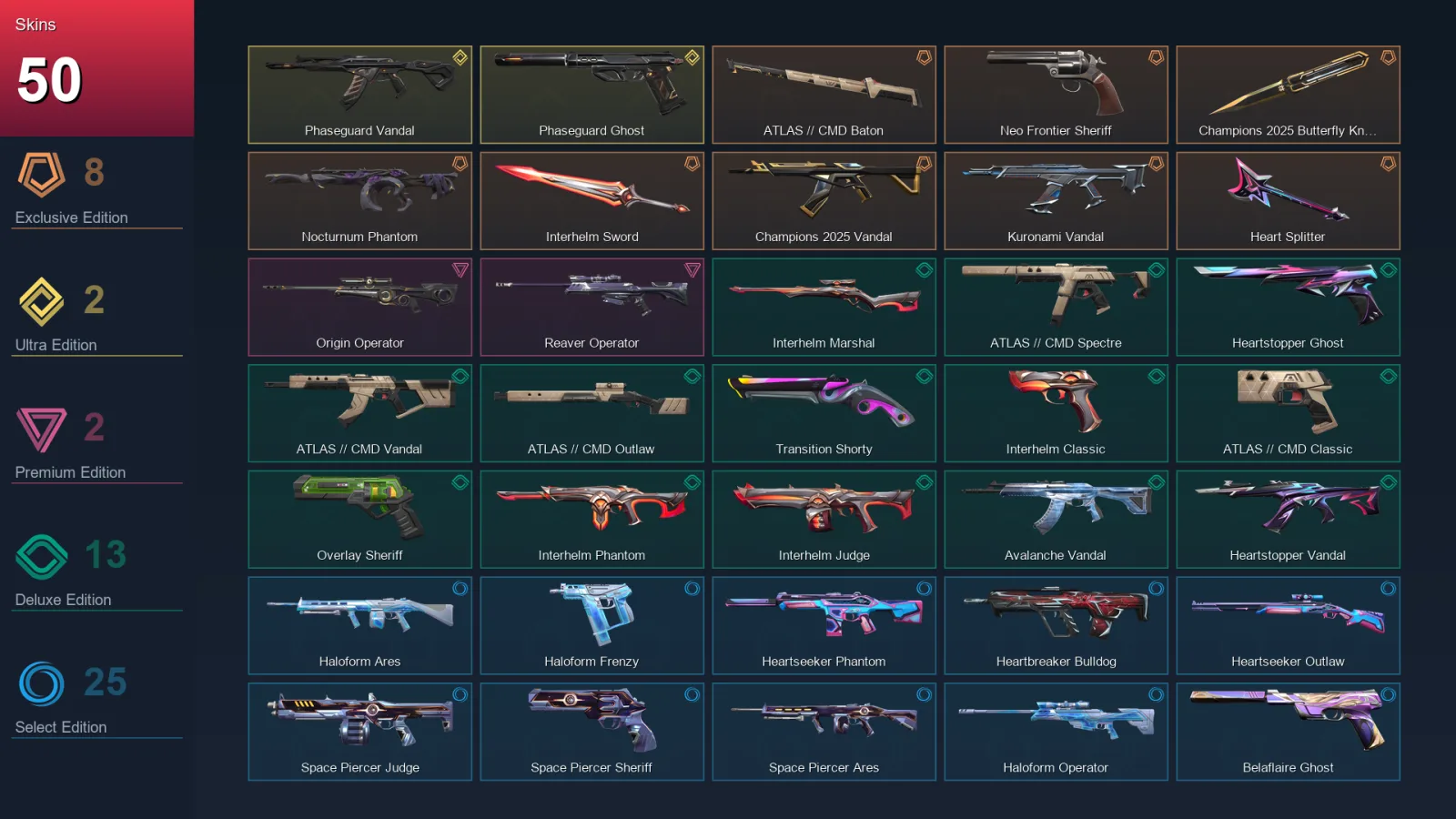 EU | Lv107 | Unranked | 50 Skin | 28 Agent | 53 Buddy — Valorant account