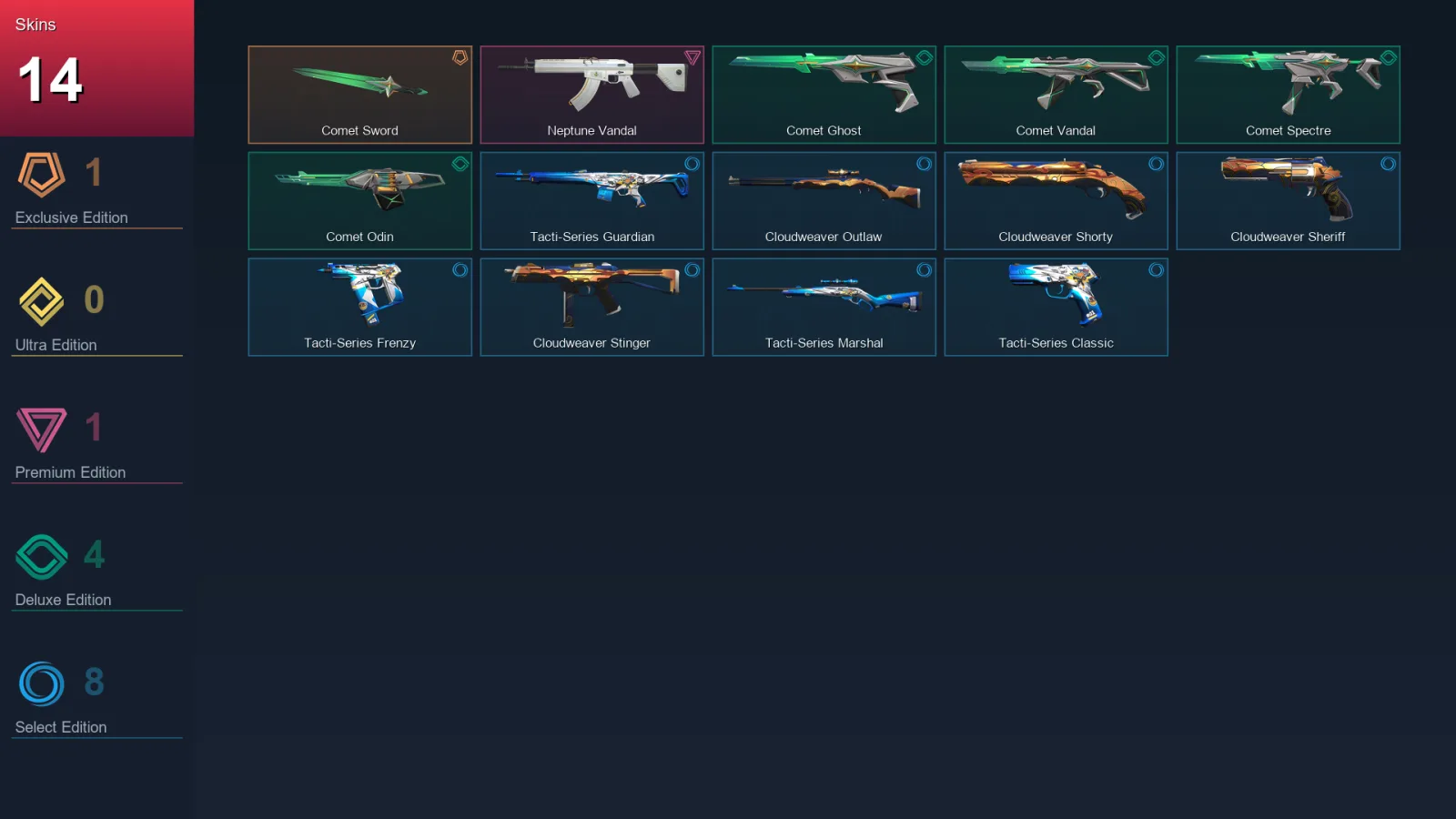 AP | Lv34 | Unranked | 14 Skin | 12 Agent | 15 Buddy — Valorant account