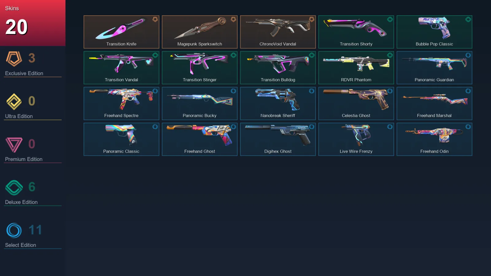 BR | Lv150 | Unranked | 20 Skin | 26 Agent | 56 Buddy
