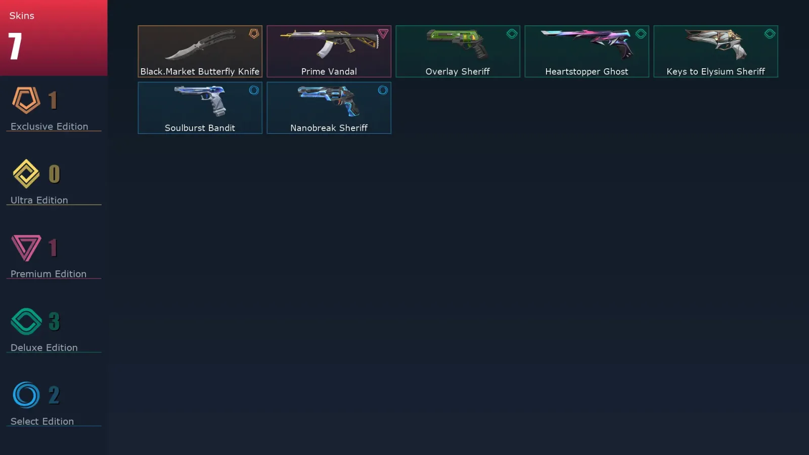 [Valorant] | EU | Level 90 | Ascendant 1 | 24 Agents | 7 Skins