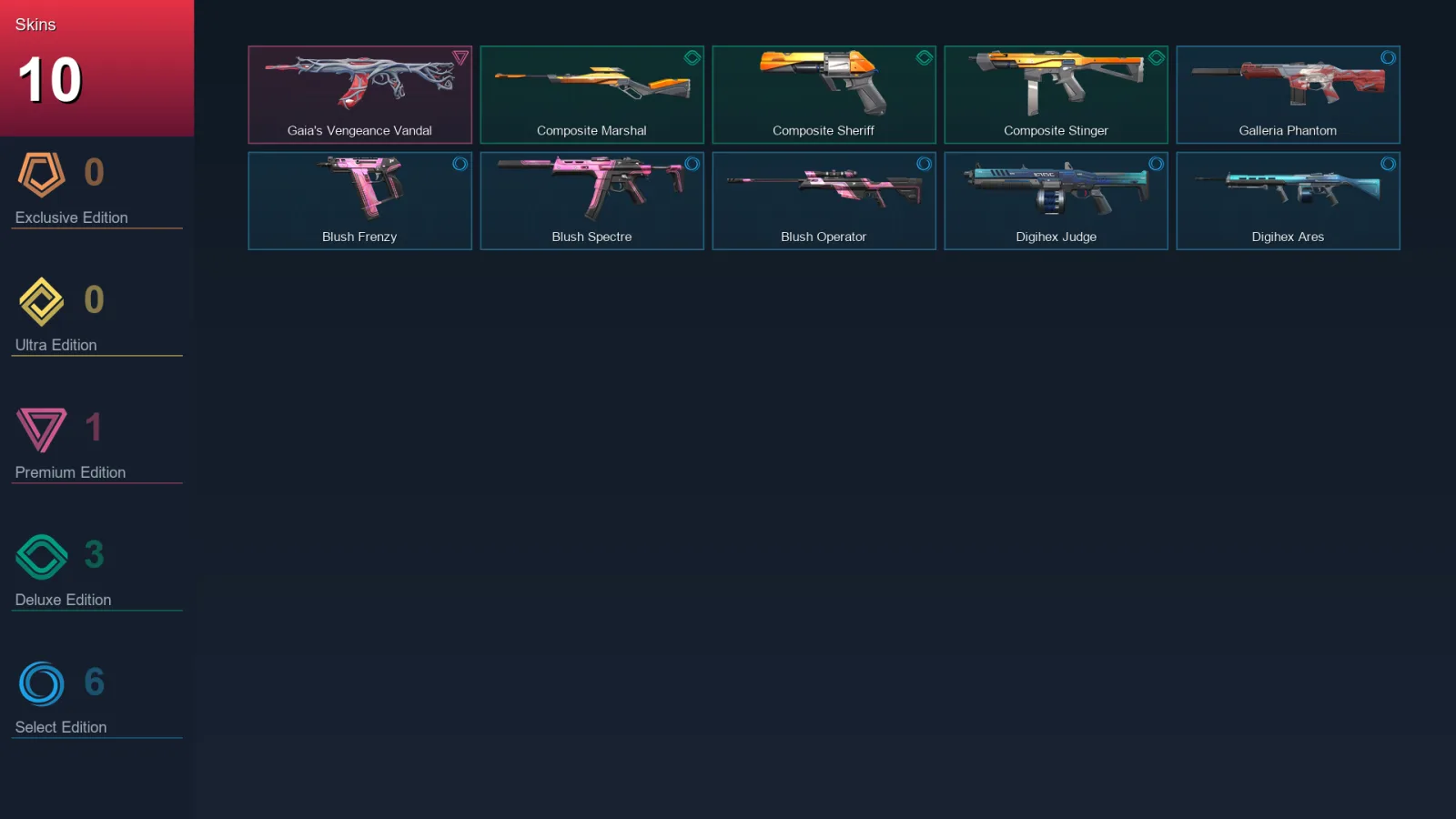 AP | Lv41 | Unranked | 10 Skin | 13 Agent | 18 Buddy